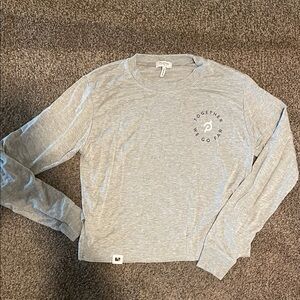 Peloton Light Gray Long Sleeve Shirt